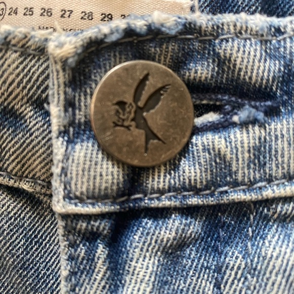 One Teaspoon One X “The Ledgend” Distressed Jean Shorts Size 23 - Picture 7 of 16